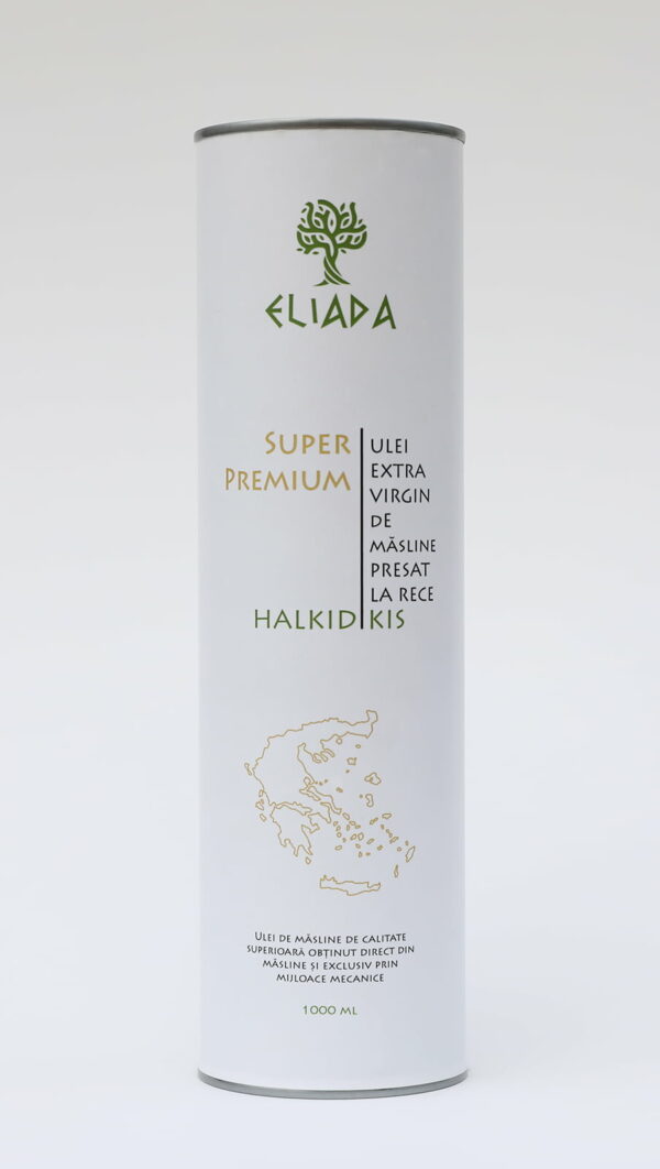 Eliada- Ulei extravirgin Eliada SuperPremium, 1L, canistră, aciditate 0,26