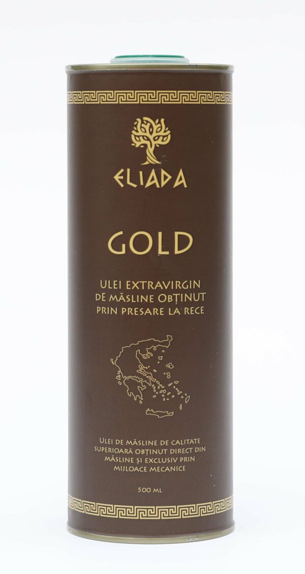 Eliada- Ulei extravirgin Eliada Gold 2019, 500ml, canistra