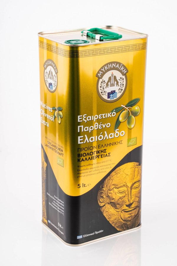 Eliada- Ulei extravirgin bio, varietatea koroneiki, 5 L