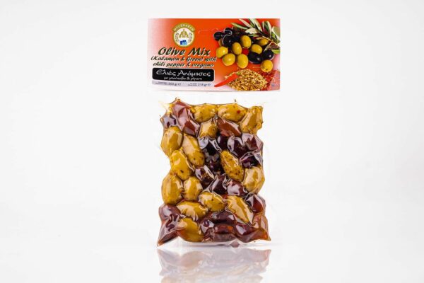 Eliada- MĂSLINE Mix cu ardei chili și oregano, 200 g
