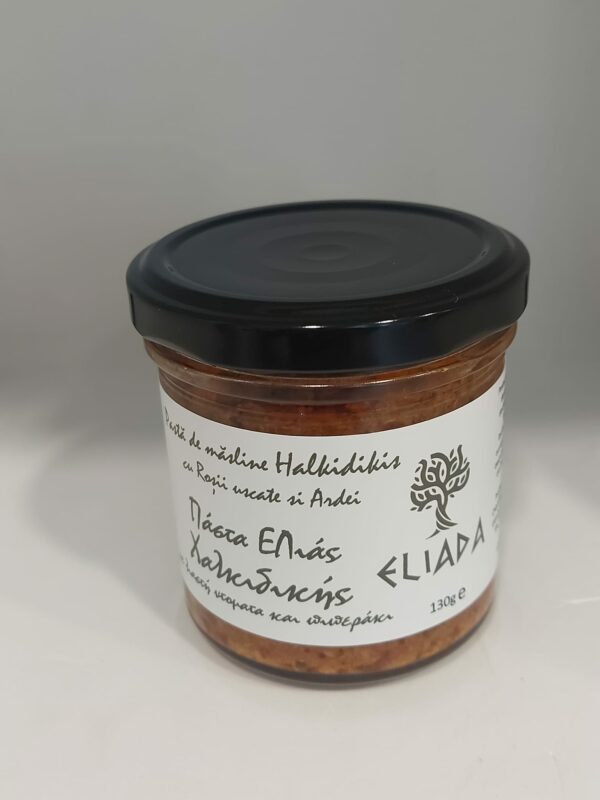 Eliada- Pastă măsline verzi cu roșii uscate și ardei