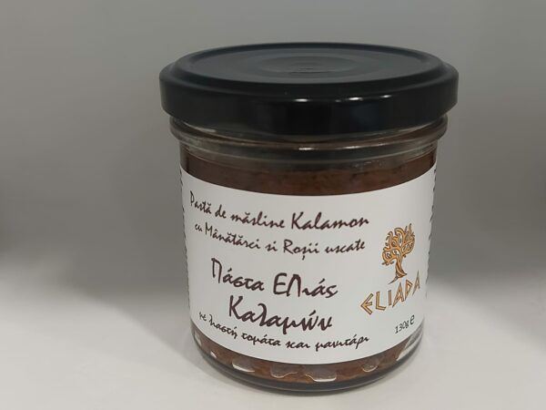 Eliada- Pastă măsline kalamon cu funghi porcini (mânătărci)