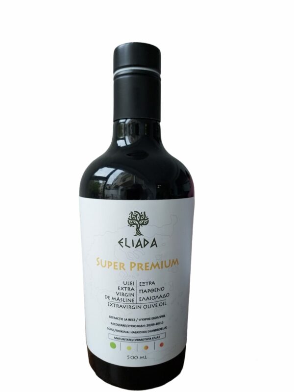 Eliada- Ulei extravirgin de masline Eliada SuperPremium, sticla 500 ml
