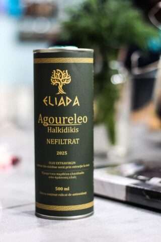 Ulei extravirgin Agoureleo Nefiltrat 2025 500ml – aciditate scazuta, aromat și fructat