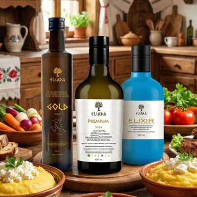 Categorie ulei de măsline extravirgin grec – colecție completă Eliada